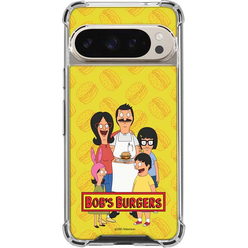 Bobs Burgers Family Portrait Google Pixel 9/9 Pro Clear Case
